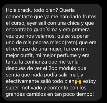 Testimonio de alumno 5