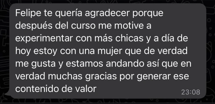 Testimonio de alumno 1